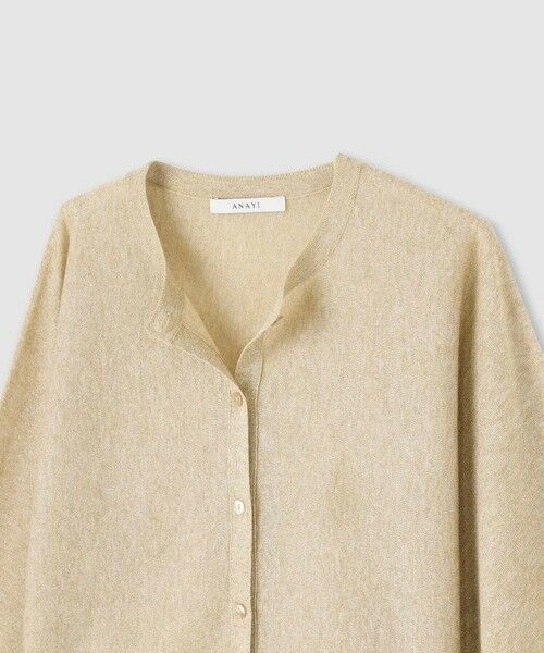 ANAYI / アナイ カーディガン・ボレロ | シアーラメ天竺ドルマンカーディガン | 詳細2