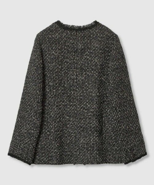 ANAYI / アナイ ノーカラージャケット | ラメファンシーツイード4ポケット ジャケット | 詳細16