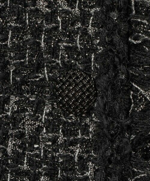 ANAYI / アナイ ノーカラージャケット | ラメファンシーツイード4ポケット ジャケット | 詳細22