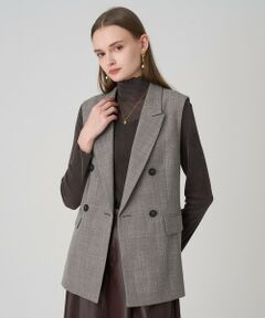 ANAYI / アナイ その他アウター | 【セットアップ対応商品】ポリツイルベルテッドジレ