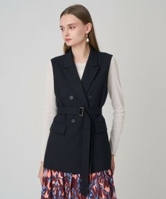 ANAYI / アナイ その他アウター | 【セットアップ対応商品】ポリツイルベルテッドジレ