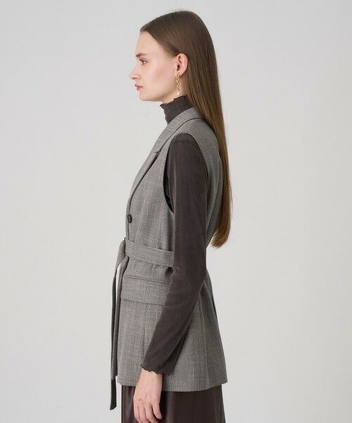 ANAYI / アナイ その他アウター | 【セットアップ対応商品】ポリツイルベルテッドジレ | 詳細2