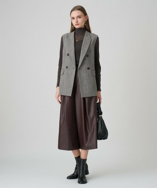 ANAYI / アナイ その他アウター | 【セットアップ対応商品】ポリツイルベルテッドジレ | 詳細5