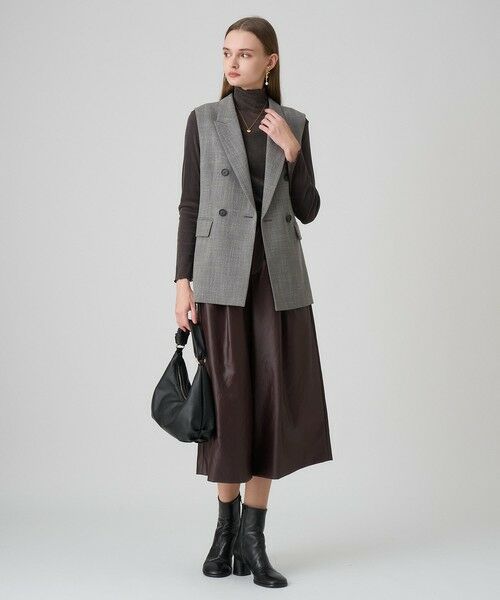 ANAYI / アナイ その他アウター | 【セットアップ対応商品】ポリツイルベルテッドジレ | 詳細6