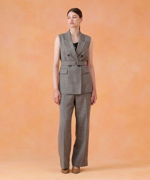 ANAYI / アナイ その他アウター | 【セットアップ対応商品】ポリツイルベルテッドジレ | 詳細7