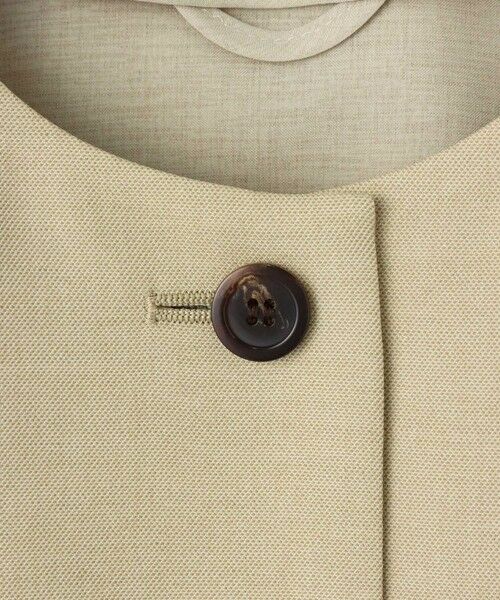 ANAYI / アナイ ノーカラージャケット | 【セットアップ対応商品】ドライツイル5分袖ジャケット | 詳細14