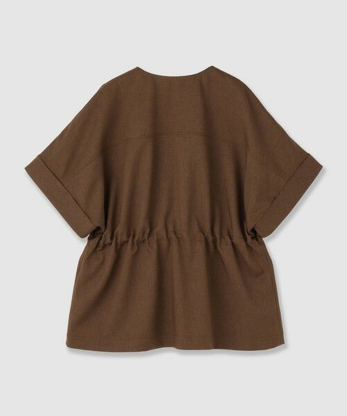 ANAYI / アナイ ノーカラージャケット | 【セットアップ対応商品】ドライツイル5分袖ジャケット | 詳細22