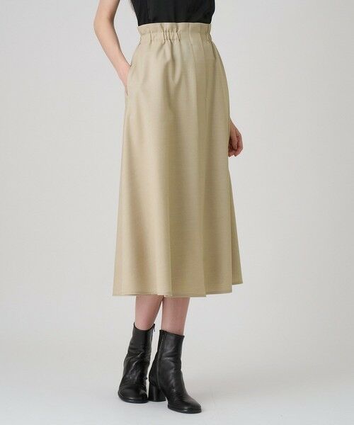 ANAYI / アナイ ロング・マキシ丈スカート | 【セットアップ対応商品】ドライツイルギャザースカート | 詳細4
