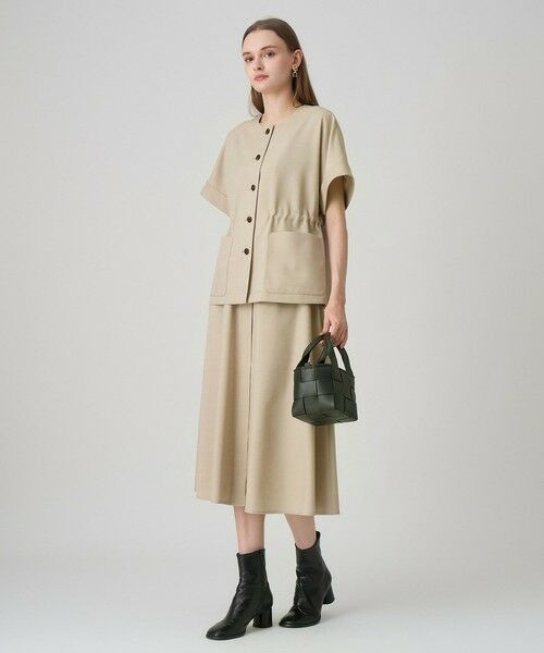 ANAYI / アナイ ロング・マキシ丈スカート | 【セットアップ対応商品】ドライツイルギャザースカート | 詳細6