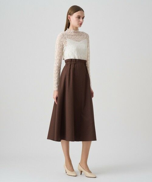 ANAYI / アナイ ロング・マキシ丈スカート | 【セットアップ対応商品】ドライツイルギャザースカート | 詳細15