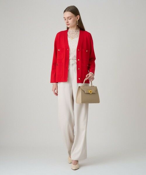 ANAYI / アナイ その他パンツ | 【セットアップ対応商品】ストレッチサテンポケットパンツ | 詳細5