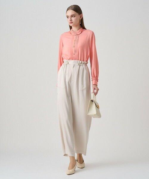 ANAYI / アナイ その他パンツ | 【セットアップ対応商品】ストレッチサテンポケットパンツ | 詳細9