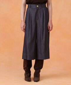 ANAYI / アナイ その他パンツ | 【セットアップ対応商品】ライトデニムライクガウチョパンツ