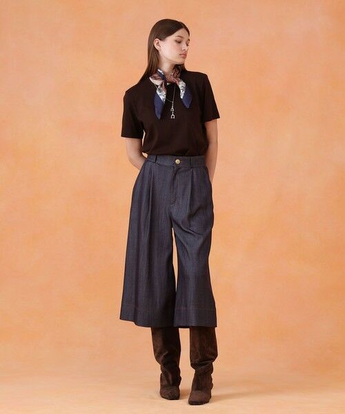 ANAYI / アナイ その他パンツ | 【セットアップ対応商品】ライトデニムライクガウチョパンツ | 詳細3