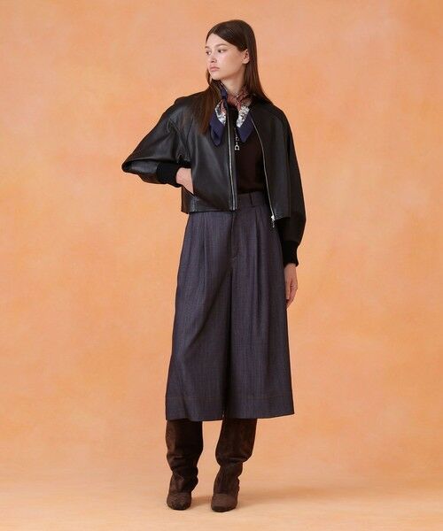 ANAYI / アナイ その他パンツ | 【セットアップ対応商品】ライトデニムライクガウチョパンツ | 詳細4