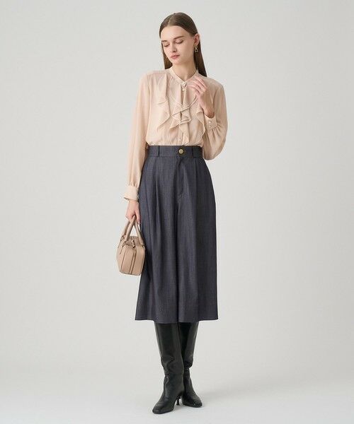 ANAYI / アナイ その他パンツ | 【セットアップ対応商品】ライトデニムライクガウチョパンツ | 詳細5