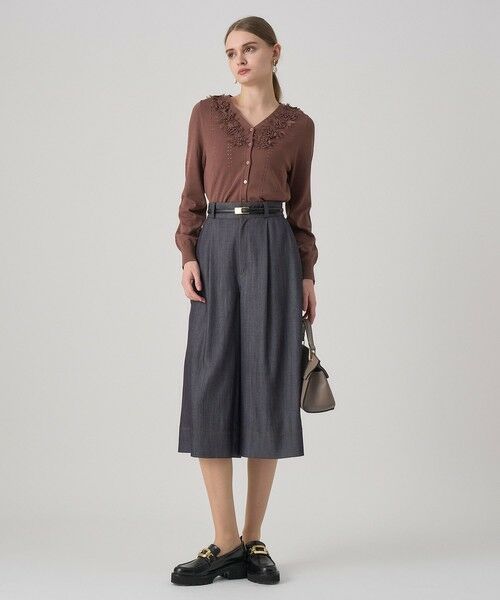 ANAYI / アナイ その他パンツ | 【セットアップ対応商品】ライトデニムライクガウチョパンツ | 詳細6