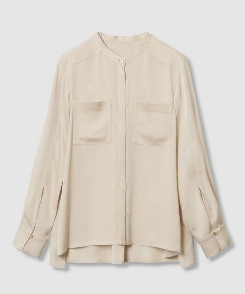 ANAYI / アナイ シャツ・ブラウス | 【セットアップ対応商品】ストレッチサテンタイ付き ブラウス | 詳細10