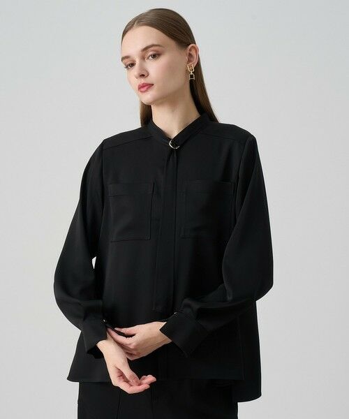 ANAYI / アナイ シャツ・ブラウス | 【セットアップ対応商品】ストレッチサテンタイ付き ブラウス | 詳細26