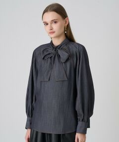 ANAYI ブラウス　ブルー ANAYI｜アナイのシャツ/ブラウス（ブルー・ネイビー/青色系