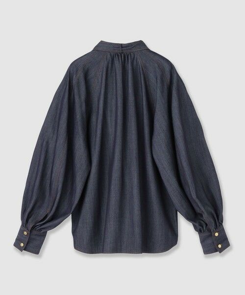 ANAYI / アナイ シャツ・ブラウス | 【セットアップ対応商品】ライトデニムライクボウブラウス | 詳細10