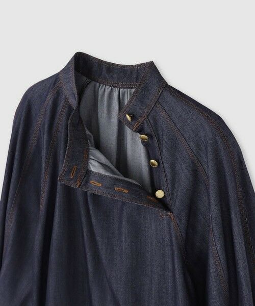 ANAYI / アナイ シャツ・ブラウス | 【セットアップ対応商品】ライトデニムライクボウブラウス | 詳細13