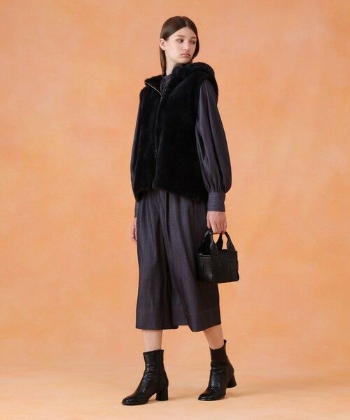 ANAYI / アナイ シャツ・ブラウス | 【セットアップ対応商品】ライトデニムライクボウブラウス | 詳細7