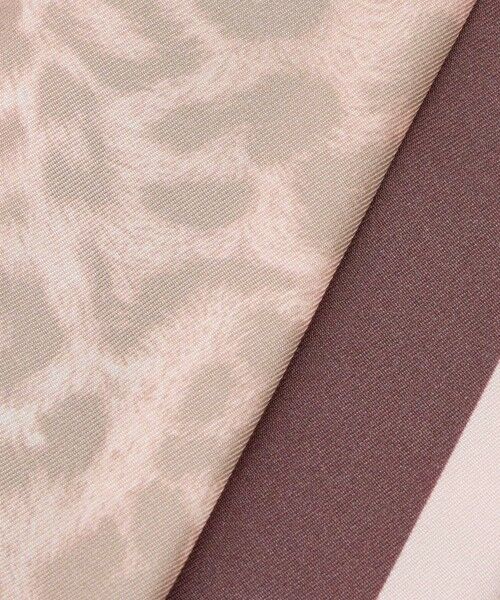 ANAYI / アナイ バンダナ・スカーフ | レオパードコンビプリント細巾スカーフ | 詳細9