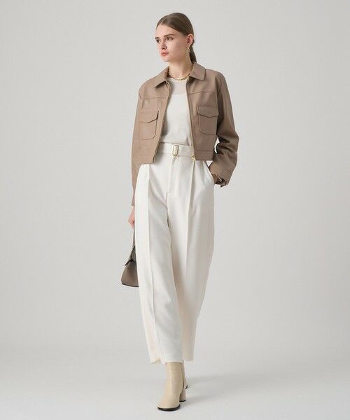 ANAYI / アナイ レザーブルゾン・ジャケット | ラムレザーステンカラー ジャケット | 詳細3