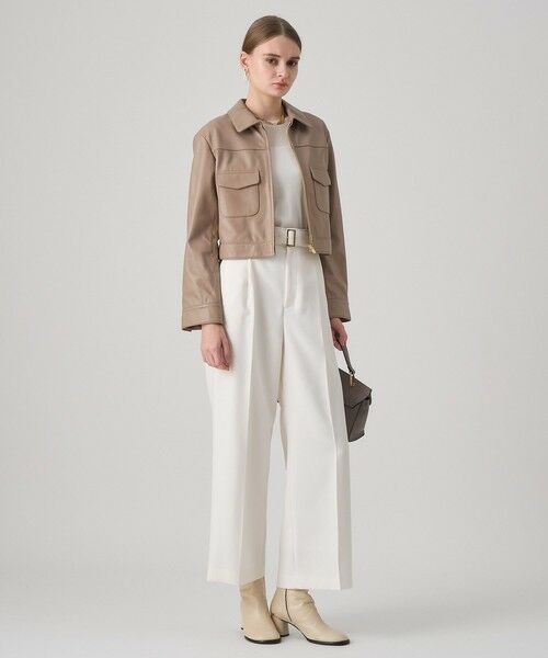 ANAYI / アナイ レザーブルゾン・ジャケット | ラムレザーステンカラー ジャケット | 詳細4