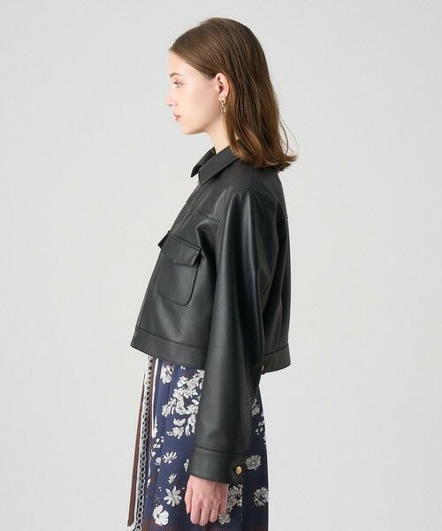 ANAYI / アナイ レザーブルゾン・ジャケット | ラムレザーステンカラー ジャケット | 詳細9