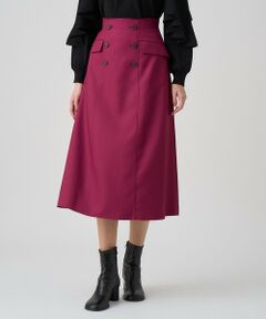 ⭐︎値下げ⭐︎ ANAYI/アナイ　スカート　光沢　茶 ANAYI / アナイ スカート | ファッション通販 タカシマヤ