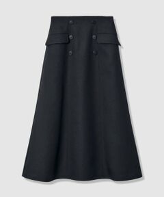 ANAYI / アナイ ミニ・ひざ丈スカート | ブライトツイルAラインスカート