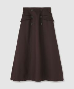 ANAYI / アナイ ミニ・ひざ丈スカート | ブライトツイルAラインスカート