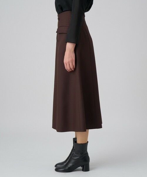 ANAYI / アナイ ミニ・ひざ丈スカート | ブライトツイルAラインスカート | 詳細22