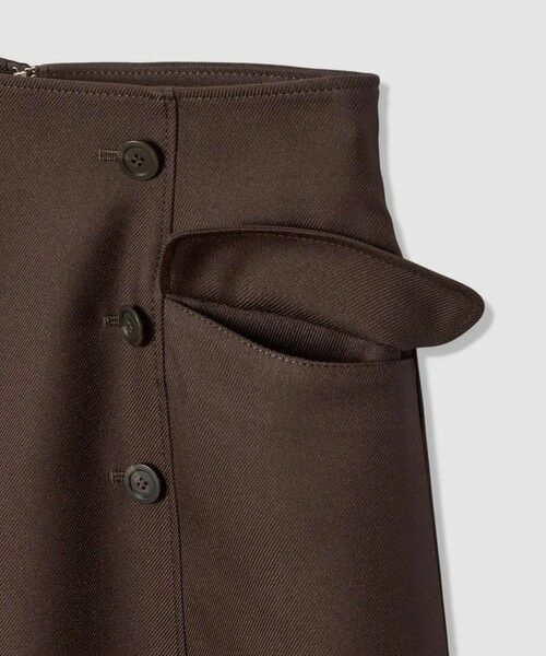 ANAYI / アナイ ミニ・ひざ丈スカート | ブライトツイルAラインスカート | 詳細29