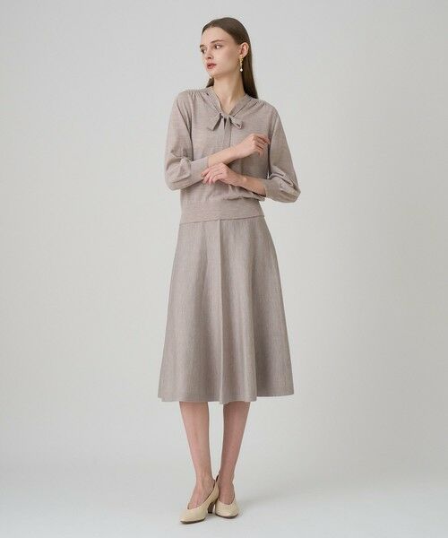 ANAYI / アナイ ロング・マキシ丈スカート | 【セットアップ対応商品】エキストラファインメリノフレア スカート | 詳細5