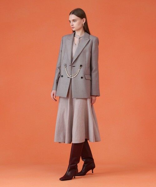 ANAYI / アナイ ロング・マキシ丈スカート | 【セットアップ対応商品】エキストラファインメリノフレア スカート | 詳細7