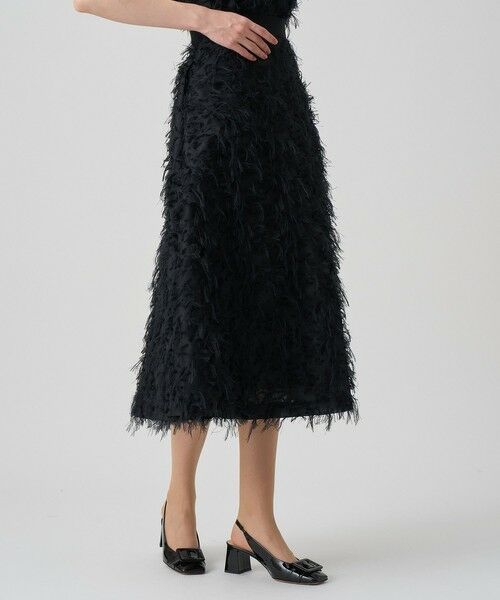 ANAYI / アナイ ミニ・ひざ丈スカート | 【セットアップ対応商品】フェザーカットジャガードフレア スカート | 詳細13