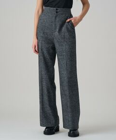 ANAYI / アナイ その他パンツ | 【セットアップ対応商品】ウールシルクツイードワイドパンツ