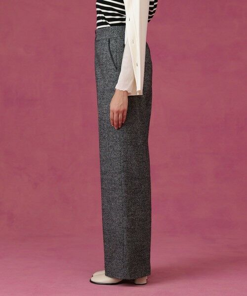 ANAYI / アナイ その他パンツ | 【セットアップ対応商品】ウールシルクツイードワイドパンツ | 詳細9