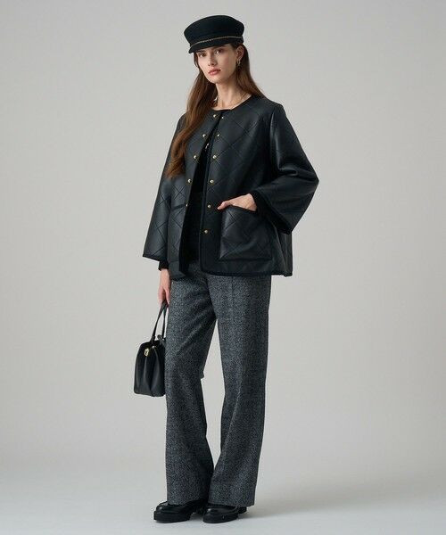 ANAYI / アナイ その他パンツ | 【セットアップ対応商品】ウールシルクツイードワイドパンツ | 詳細12