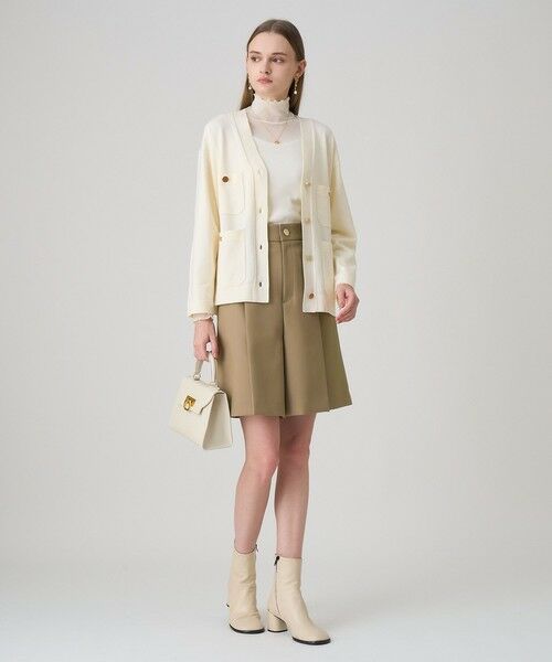 ANAYI / アナイ その他パンツ | ブライトツイルハーフパンツ | 詳細7