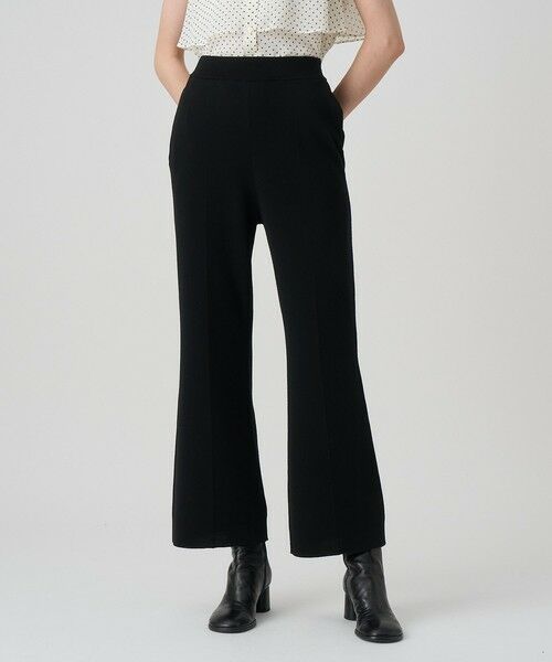 ANAYI/アナイ 【セットアップ対応商品】メリノウールスムースニットパンツ black (95) 38 ANAYI/アナイ 【セットアップ対応商品】メリノウールスムースニットパンツ black (95) 38