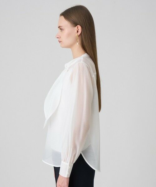 ANAYI / アナイ シャツ・ブラウス | オーガンジーツイストボウブラウス | 詳細2