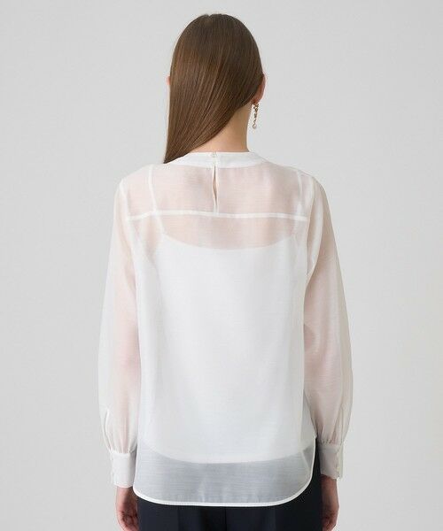 ANAYI / アナイ シャツ・ブラウス | オーガンジーツイストボウブラウス | 詳細3