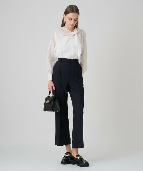 ANAYI / アナイ シャツ・ブラウス | オーガンジーツイストボウブラウス | 詳細6