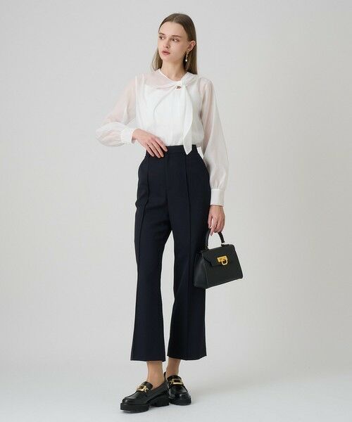 ANAYI / アナイ シャツ・ブラウス | オーガンジーツイストボウブラウス | 詳細7