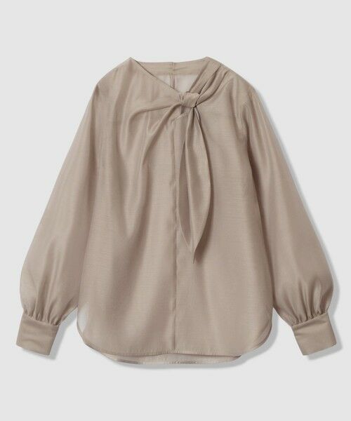 ANAYI / アナイ シャツ・ブラウス | オーガンジーツイストボウブラウス | 詳細16