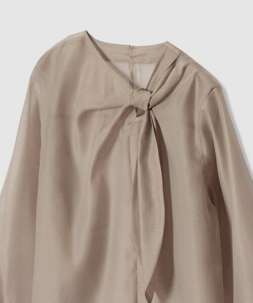 ANAYI / アナイ シャツ・ブラウス | オーガンジーツイストボウブラウス | 詳細18